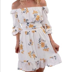 NWT Floral Summer Tie Back Dress